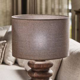 Riviera Maison Calera Cylinder Lampshade Brown 40x27  PRE ORDER