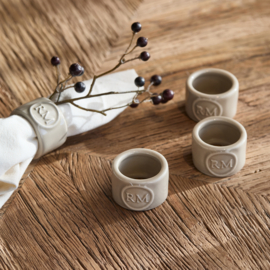 Riviera Maison Portofino Napkin  Ring Set white