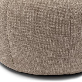 Falcone Stool, Chenille Jacquard Bright Taupe