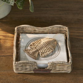 Rivièra Maison Rustic Rattan Fish Napkin Holder