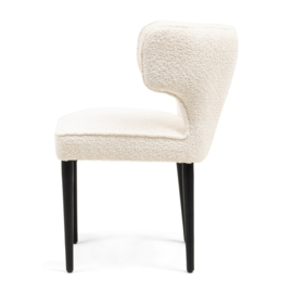 Antibes Dining Armchair, Manhattan Waeve Ivory White