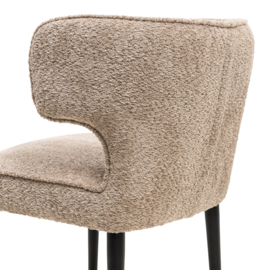 Antibes Dining Armchair, Manhattan Waeve Soft Walnut