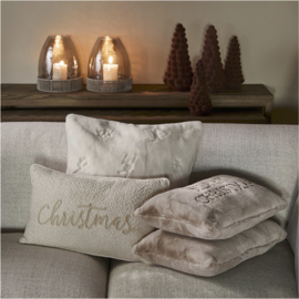 riviera maison Merry Christmas Faux Fur Pillow 50x30 PRE  ORDER