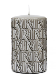 Riviera Maison RM Monogram Pillar Candle 9,cx15 cm