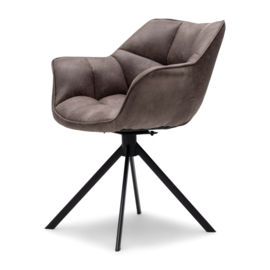 Carnaby Dining Armchair Turning Leg, Pellini Coffee