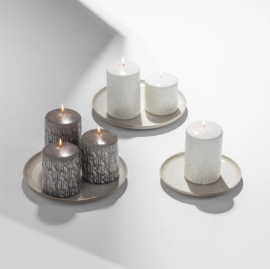Riviera Maison RM Monogram Pillar Candle 9,cx15 cm