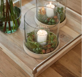 Riviera Maison Fifth Avenue Tray Light Wood 65x65