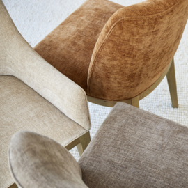 Riviera Maison Whistler Dining Chair Eeetkamerstoel, Taupe