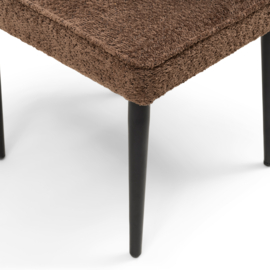 Antibes Dining Armchair, Manhattan Waeve Umber Brown