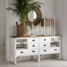 Rivièra Maison Ocean Cay Shutters Table Lamp Silver