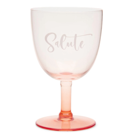 Riviera Maison Salute Wine Glass Pink