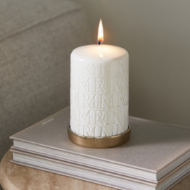 Riviera Maison RM Monogram Pillar Candle