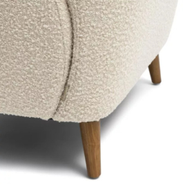Rivièra Maison Fauteuil La Contessina, White Sand, Bouclé
