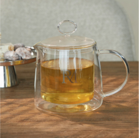 Riviera Maison RM Double Wall Monogram Teapot Theepot