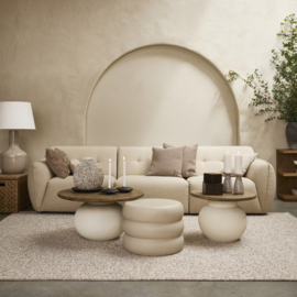 Rivièra Maison Rose Tower Coffee Table, Warm Beige