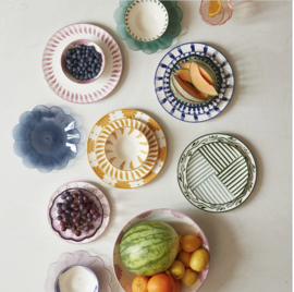 Riviera Maison Toulouse Plate Bord Pink