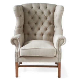 Riviera Maison Franklin Park Oorfauteuil Linnen Flax