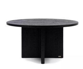 Rivièra Maison Sherwood Dining Table Dia 150 Black