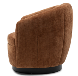 Riviera Maison Countess Swivel Maroon Brown
