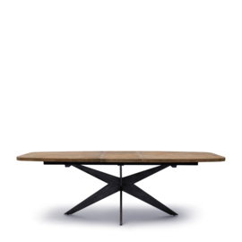 Riviera Maison Falcon Crest Oval Dining Table Extendable 200/300x100 cm