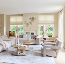 Riviera Maison Messina Fauteuil, Bruin