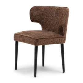 Antibes Dining Armchair, Manhattan Waeve Umber Brown