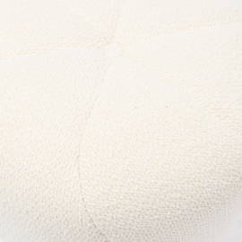 Perruche Stool, Peluche Bouclé Simply White