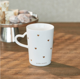 Riviera Maison RM Love Mug gold L