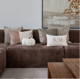 Rivièra Maison RM Monogram Milan Pillow Cover kussenhoes 65x45 cm
