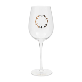 Riviera Maison Festive Wreath Wine Glass