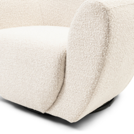 Riviera Maison The Jill Swivel Chair Boucle white sand