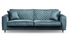 Rivièra Maison The Kendall Sofa 3,5 Seater Velvet petrol