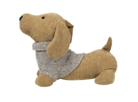 Mars & More deurstopper dachshund teckel sweater ocher