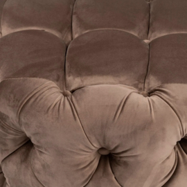 Rivièra Maison Opera Footstool Velvet Golden Mink