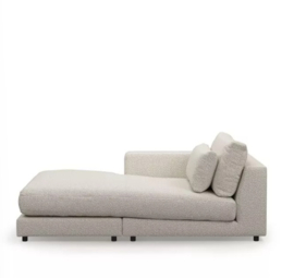 Rivièra Maison Stephen chaise, lounge left, boucle, simply white