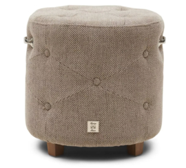 Riviera Maison Bowery Footstool Melting Silver