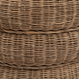 Riviera Maison Rustic Rattan Macaron Footstool