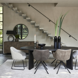 Carnaby Dining Armchair Turning Leg, Pellini Coffee