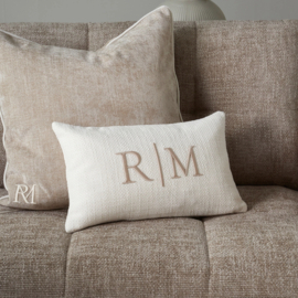 Riviera Maison RM Classic Logo Pillow Cover Kussenhoes 50x30 cm