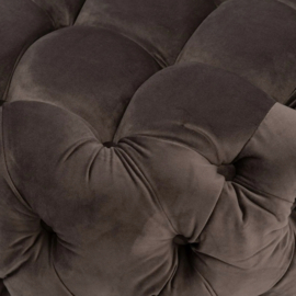 Rivièra Maison Opera Footstool Velvet Anthracite