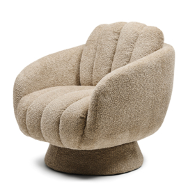 Scotia Swivel Armchair,Vintage Velvet Sterling Silver