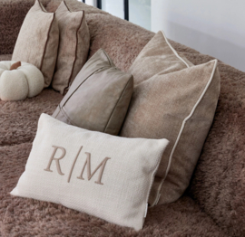 Riviera Maison RM Classic Logo Pillow Cover Kussenhoes 50x30 cm