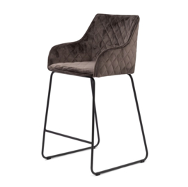 Rivièra Maison Frisco Drive Counter Stool, velvet III, anthracite