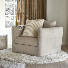 Rivièra Maison Cecil Rug Round, Cream dia 200