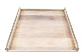 Riviera Maison Fifth Avenue Tray Light Wood 65x65