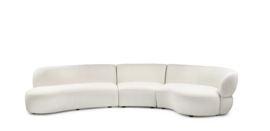 Riviera Maison San Remo 3,5 S Sofa Arm Right, 3,5 Zits Bank Arm Rechts Simply White