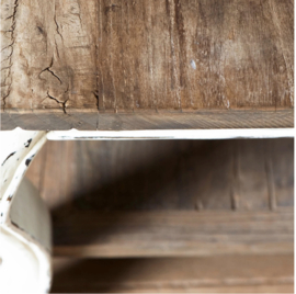 Riviera Maison Driftwood Endtable Bijzettafel 60x60 cm