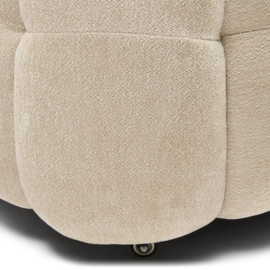 Davos Dining Chair With Wheels, Soft Weave