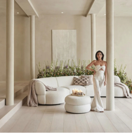 Rivièra Maison San Remo 2,S Sofa, Arm Right, Simply White