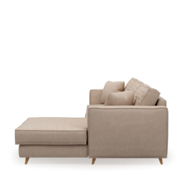 Rivièra Maison Kendall Sofa with Chaise Longue Right, linen, flax